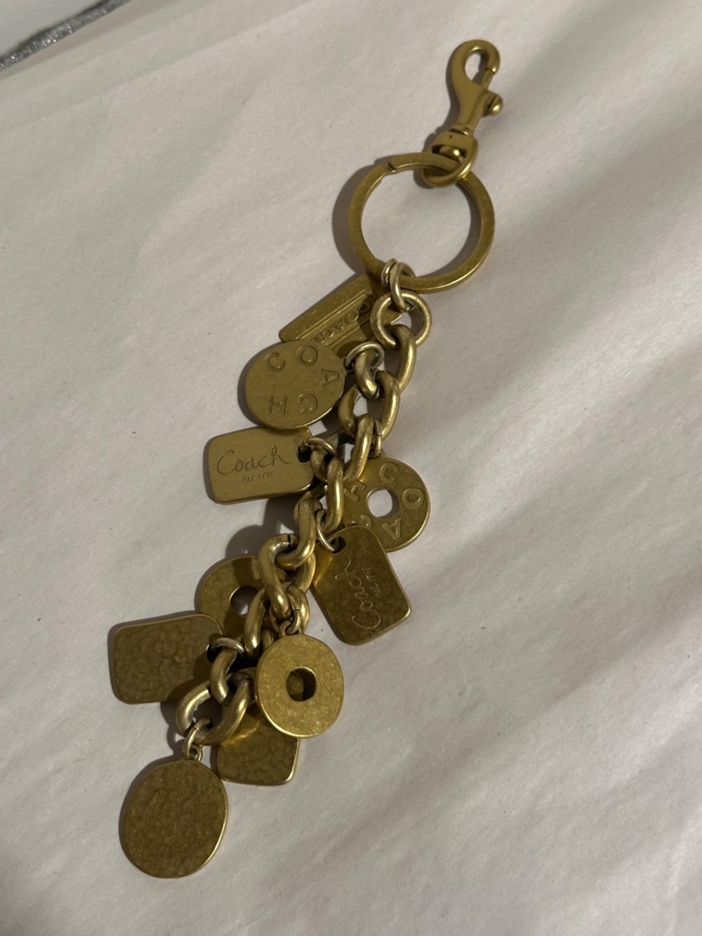 Coach vintage model #92124, featuring multiple hammered coin charms RARE! - Picture 9 of 9